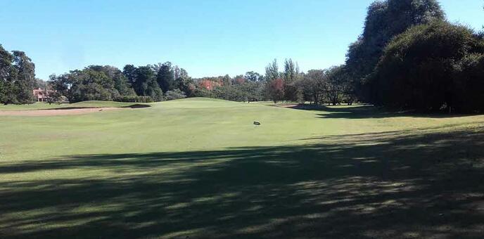 Cañada: Green del hoyo 6 